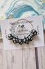 Stitch Markers Set "Heart" – Glass Beads – 6 Pcs – Handmade Knitting Tools