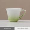 Exquisite Crystalline Glaze Ceramic Mug and Saucer - High-Grade Office Tea and Coffee Cup Gift