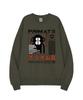 PRIMATE [Fleece-Lined/Non-Fleece-Lined] Marshmello Oversized Sweatshirt 6 Colors (Type A)