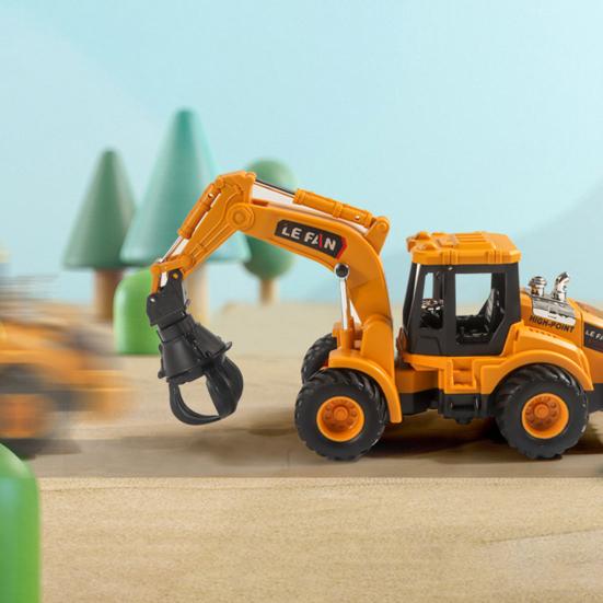 Kids Construction Truck Toy Inertia Drive Movable Joints Toddlers Boys Girls Simulated Engineering Vehicle Educational Mini Car Toy