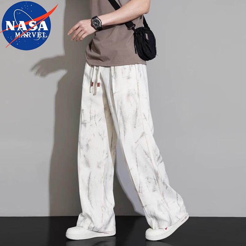 NASA MARVEL Men's Straight Fit Casual Trousers
