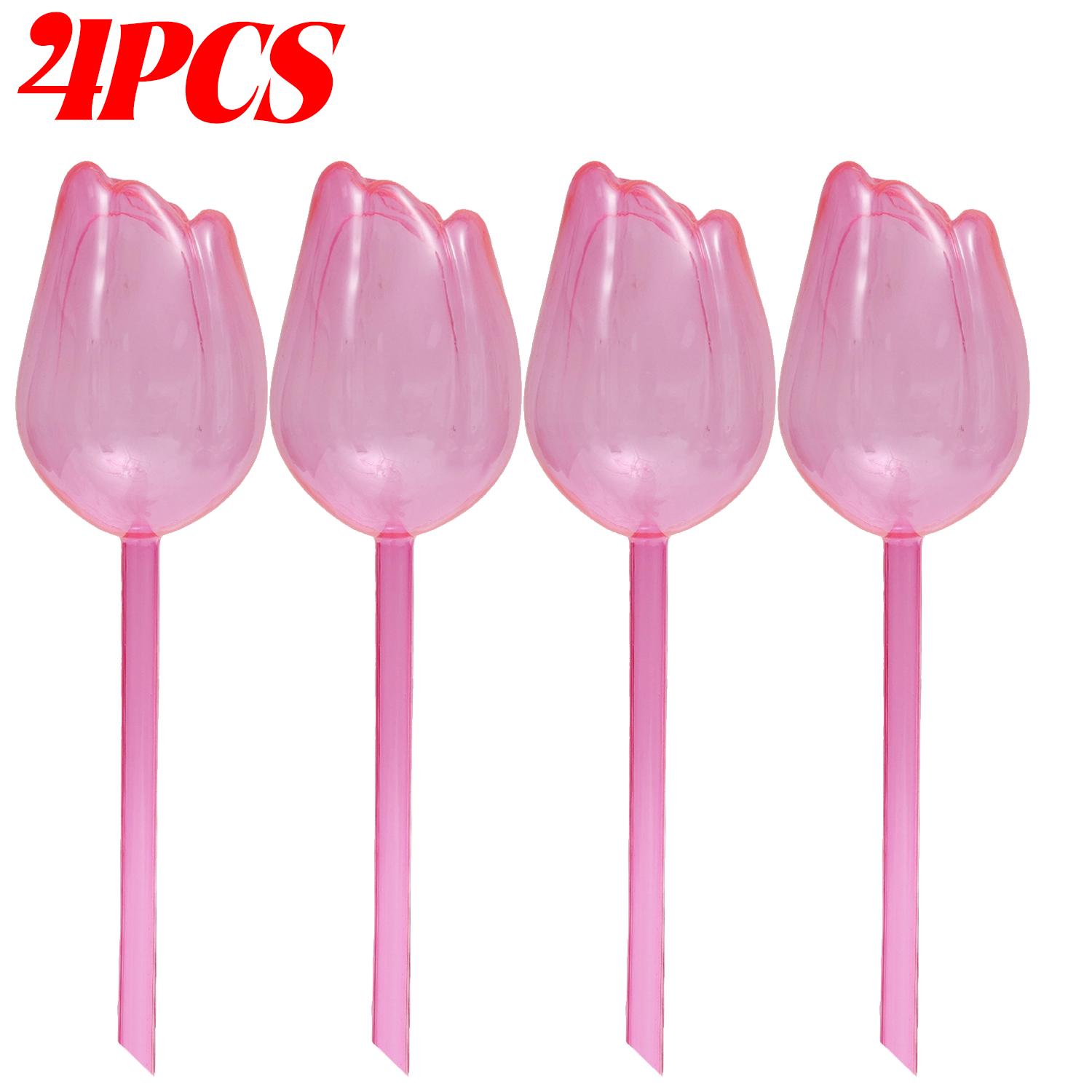 

8 шт. Инструмент для самополива Инструмент для самополива Принадлежности для автоматического капельного полива Устройства для капельного полива для горшечных растений Цветы pink,4pcs