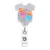Cute Ambulance Retractable Nurse Badge Reel Clip Cartoon Medicine Doctor Students IC ID Card Badge Holder