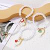 European and American Snowflake Crystal Beaded Christmas Bracelet Set for Women
