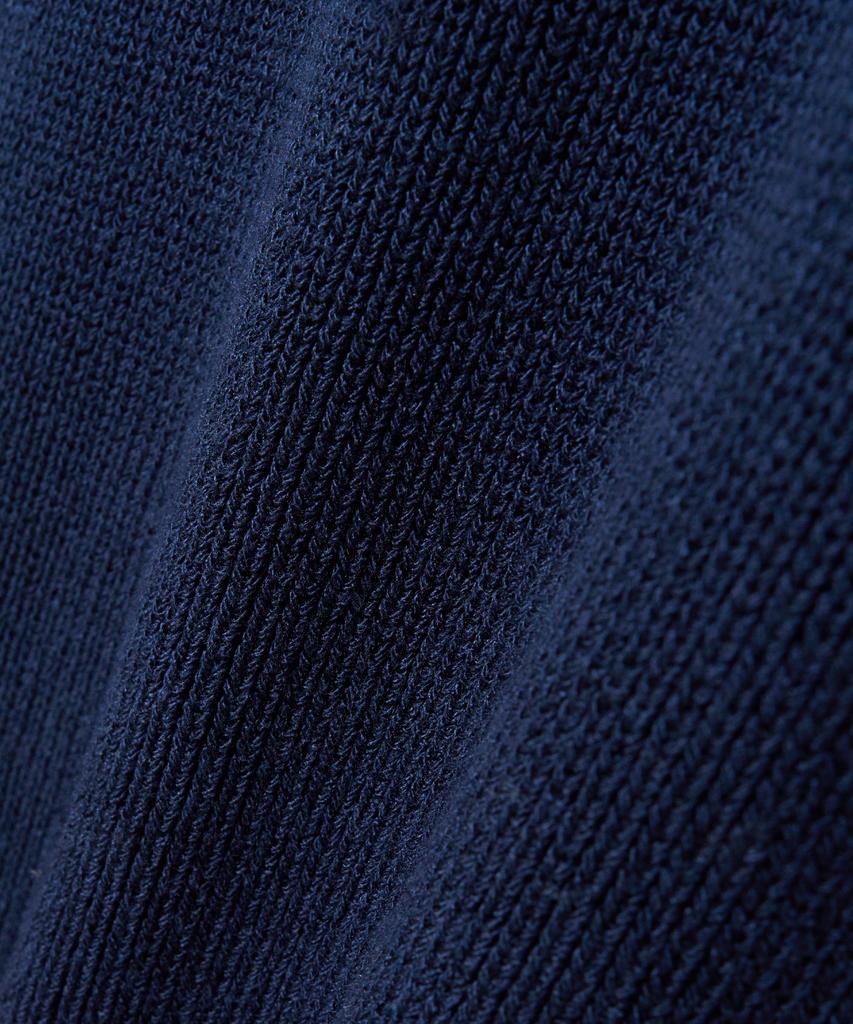 VTWO Cool Washable Round Neck Half Knit (Navy)
