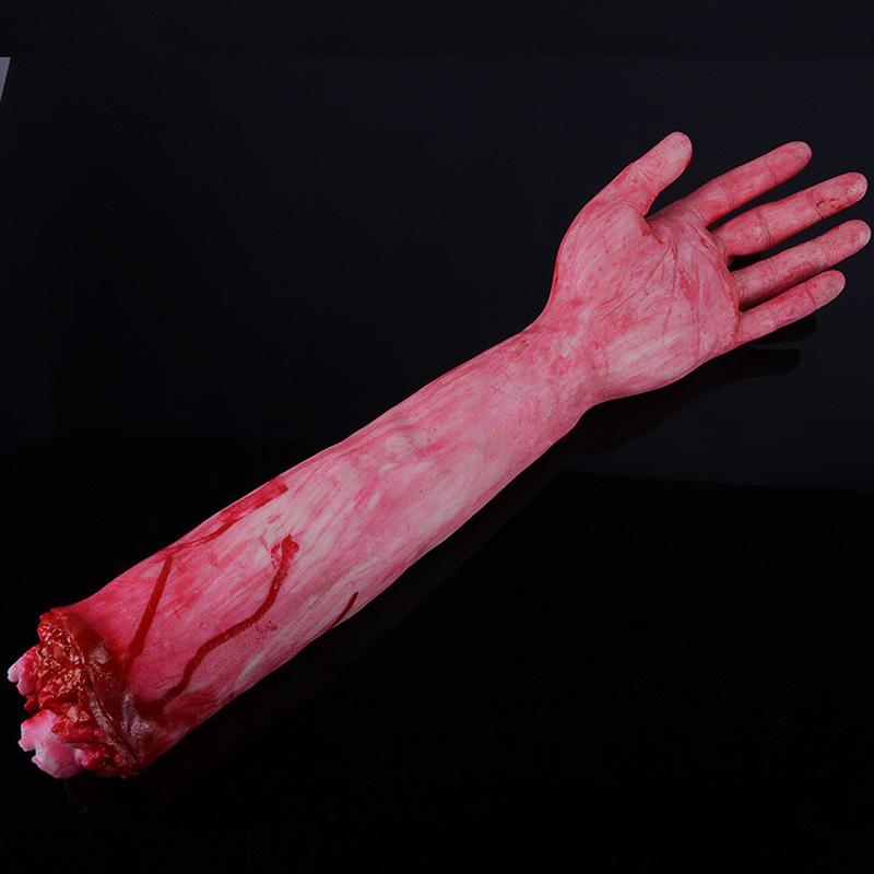 Halloween Prop Bloody Scary Fake Organ Human Brain Body Parts Fake Hand Finger Leg Foot Brain Heart Party Accessories