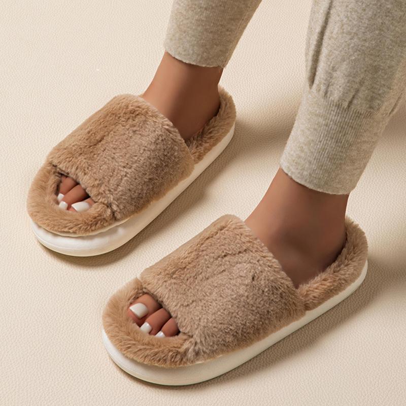 

Зимние теплые женские тапочки плоские женские тапочки мягкая подошва женские домашние тапочки шлепанцы женская обувь гостиная обувь 36-37 хаки