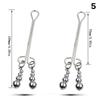 2 Pcs Adjustable Metal Breast Spring Clamps for Couples Bondage Adult Game Nipple Stimulator Role-Playing Restraint Accessories