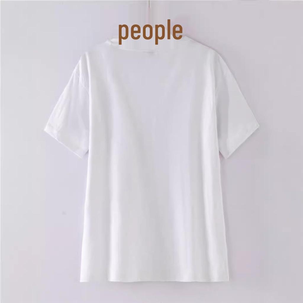 Damen Kurzarm Weihnachts-Rundhals-Oberteil