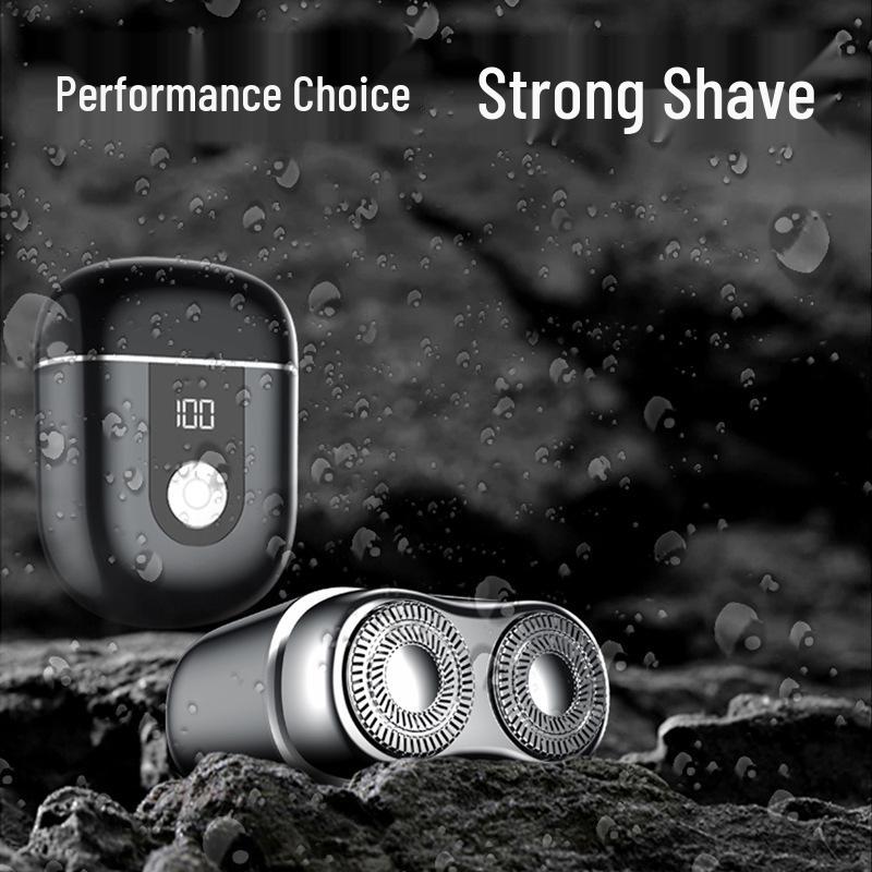 Full Body Washable Electric Shaver with Metal Body and Long Battery Life - High Speed Floating Razor