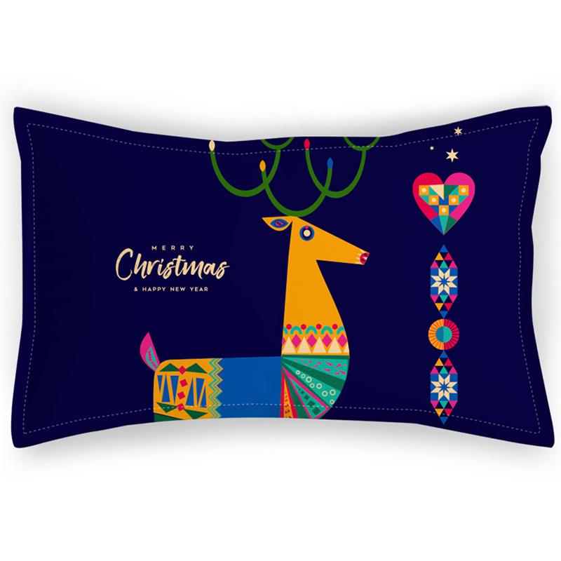 Velvet Printed Pillowcase Student Dormitory Multicolor Single Polyester Pillowcase Multicolor