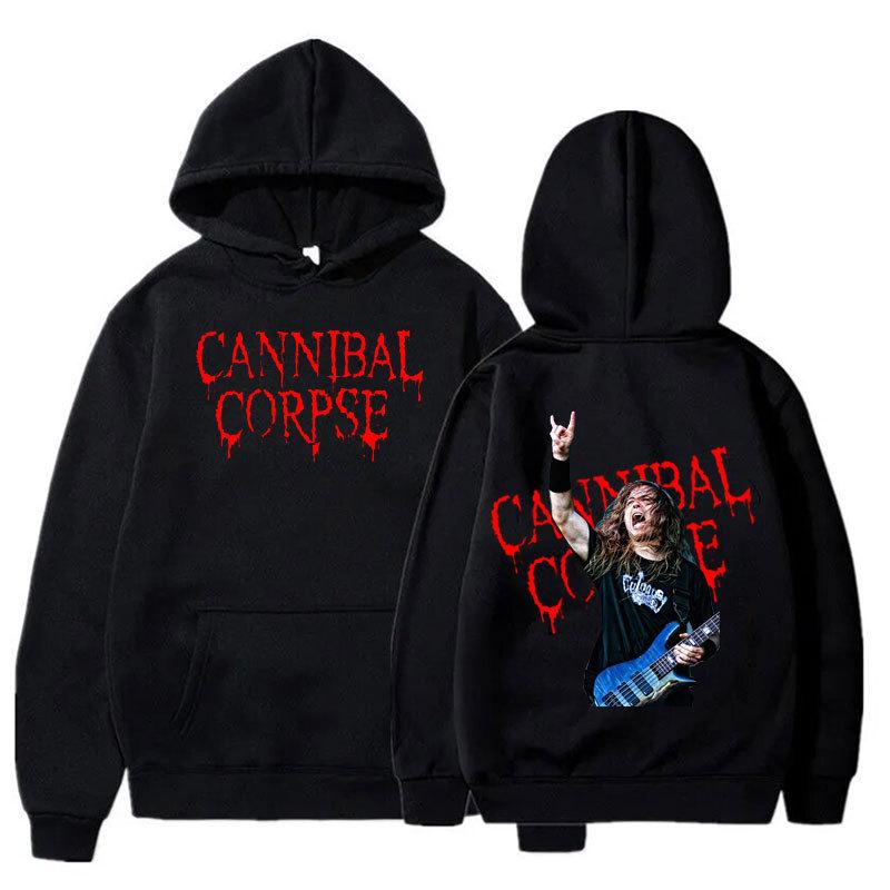 European Size CANNIBAL CORPSE Band Hoodie - Metal Rock Fashion