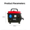 650W Household Small Gasoline Generator Portable 220V Low Noise Mini Fixed Frequency Generator
