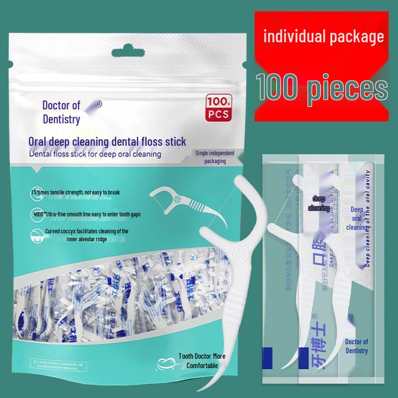 Dr. Tooth Ultra-Fine Dental Floss Picks - Family Pack