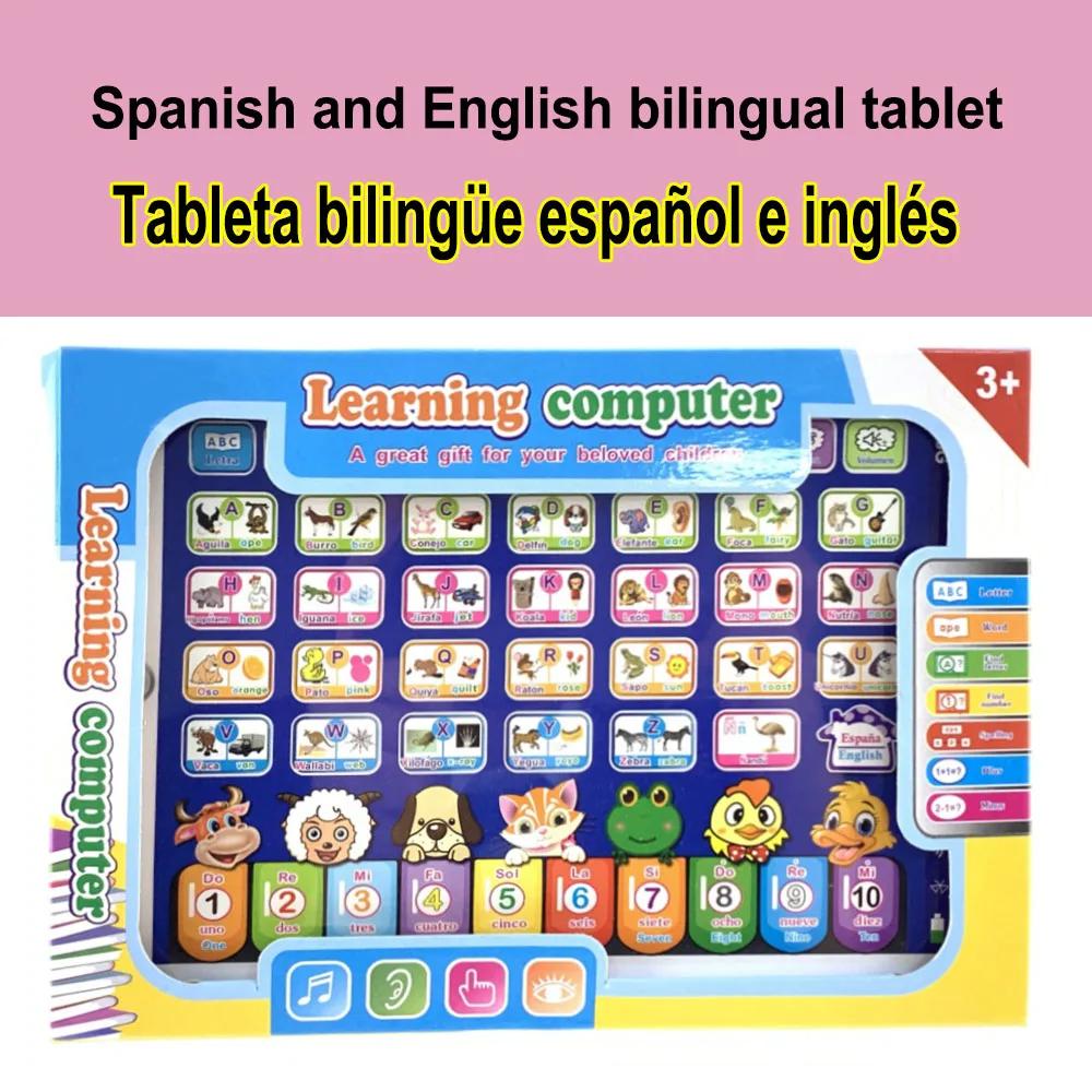 Tablet per l'apprendimento interattivo per bambini, giocattolo per l'apprendimento delle lingue, pad portatile, giocattoli educativi per bambini, regalo