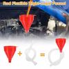 Plastic Funnels Set With Detachable Spout And Filter For Garage Motorcycle Car Van Truck Refueling Engine Diesel Petrol