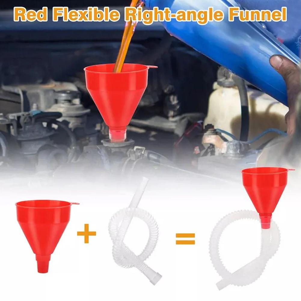 Plastic Funnels Set With Detachable Spout And Filter For Garage Motorcycle Car Van Truck Refueling Engine Diesel Petrol