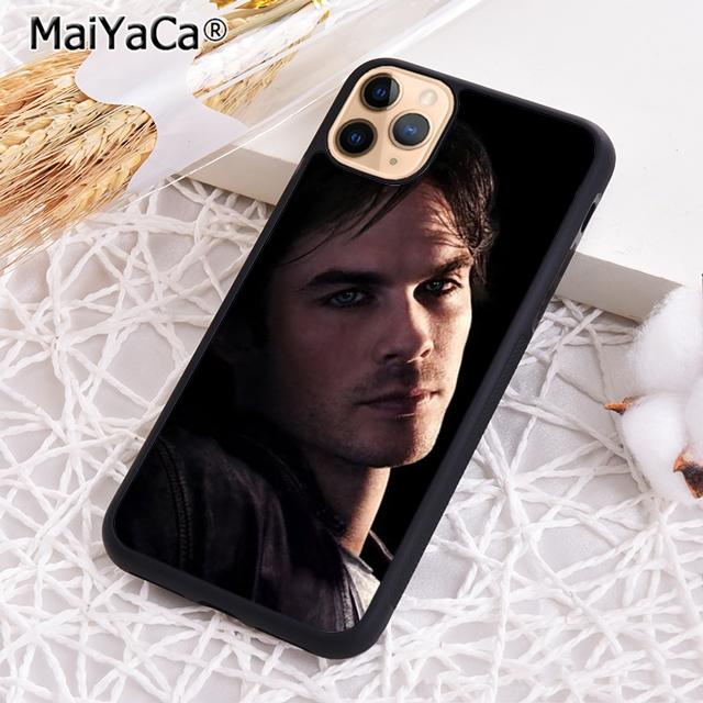 Coque de téléphone Ian Somerhalder Damon Salvatore Vampire Diaries Pour iPhone 17 Air 16 15 14 plus 12 13 pro max coque