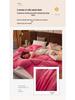 Double-Sided Lambswool Fleece Quilt: Thick, Warm Comforter for Winter, Spring, and Autumn