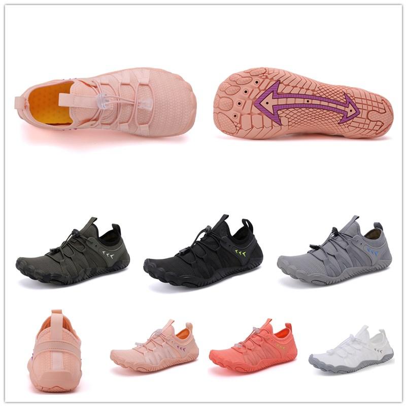 Women Men Aqua Shoes Five Fingers Upstream Wading Barefoot Outdoor Swimming Surfing Water Shoes Beach Sports Gym Sneakers Unisex