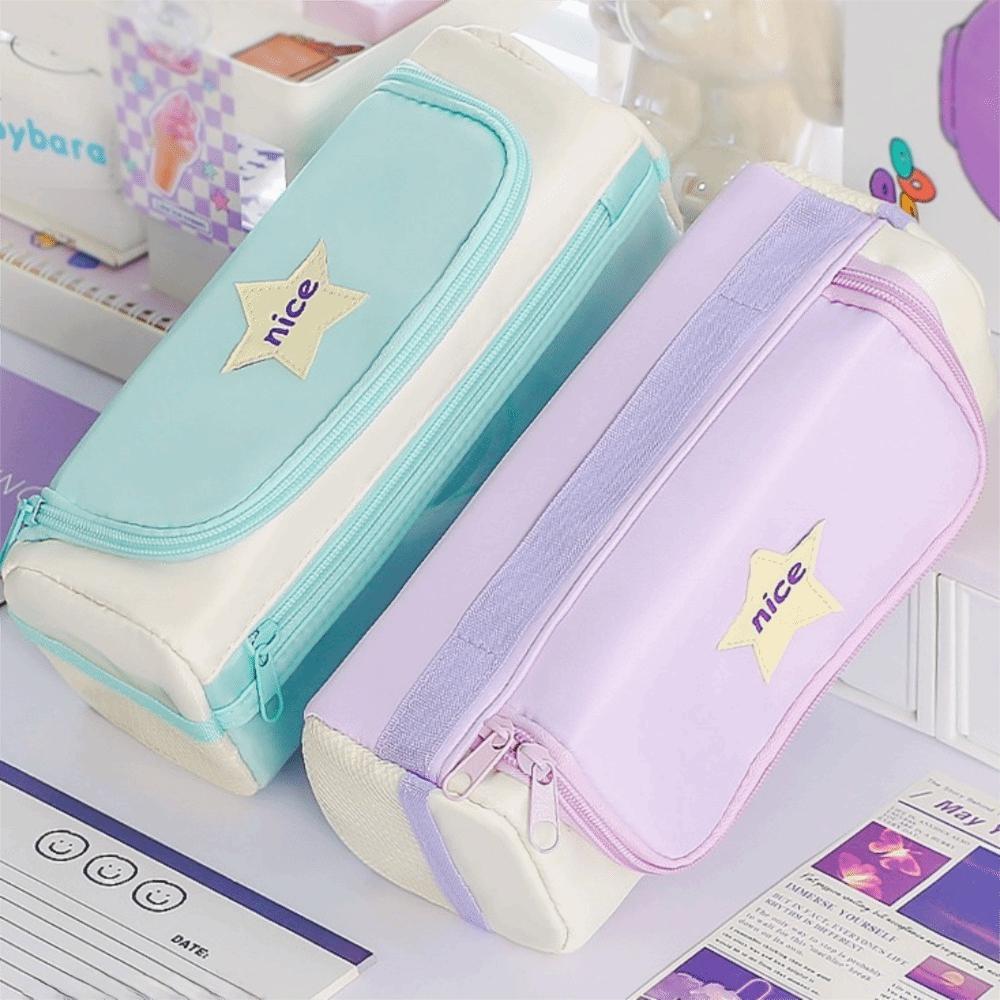 Cosmetics Storage Cartoon Star Pencil Case Makeup Bag Stationery Storage Bag  Student