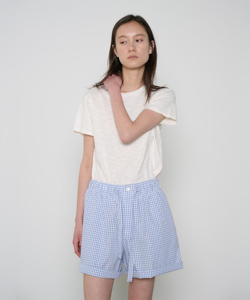 Jeonggamseutyudio Pigment Dyed Slub Cotton Tee_4 Color