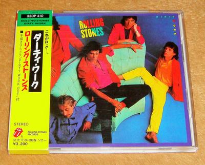 CD ROLLING STONES  Dirty Work 32DP410 ROLLING STONES 1986 Japan Rock Used