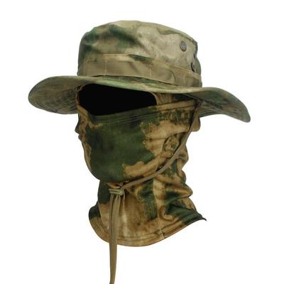 Tactical Outdoor Wide-Brim Camo Sun Hat