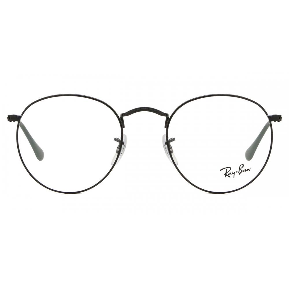 

Ray Ban Rx3447v Круглые Металлические 2509 Очки Унисекс Black/50-21-145