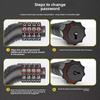 Bicycle Lock Mountain Bike Anti Theft Lock Motorcycle Electric Bike Lock Battery Car Ring Lock Password Leather Lock