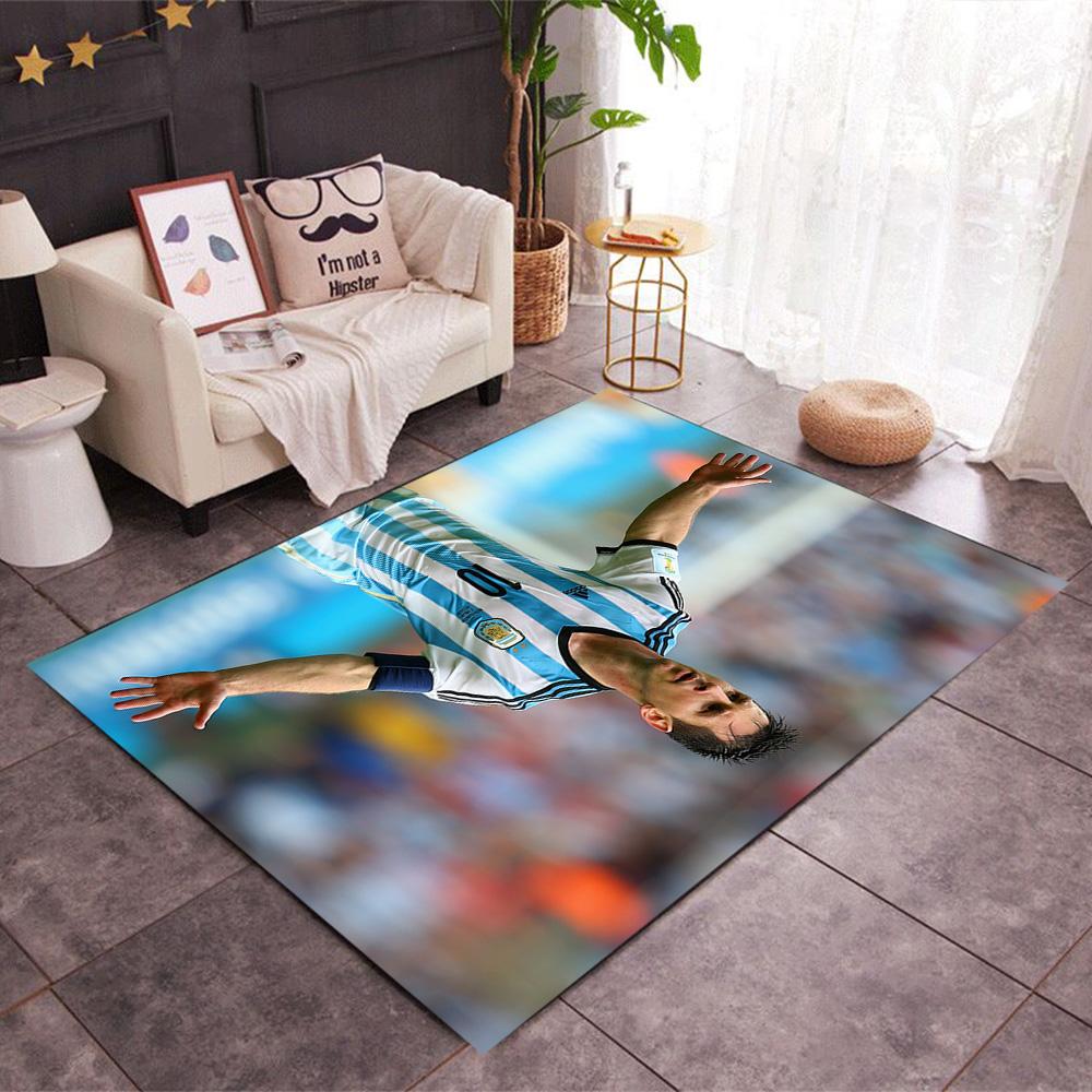Argentina's Messi Celebrates Floor Rug Office Rug Design for Bedrooms Dormitory Decorate Room Outdoor Anti-slip Rug Office Home Decor