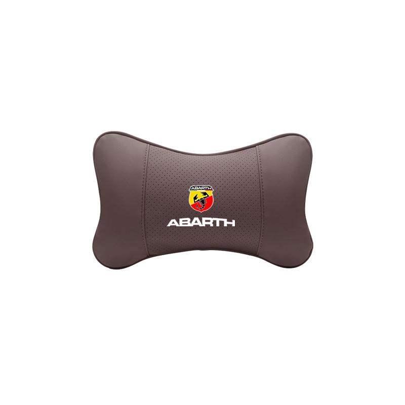Fiat Car Seat Headrest Leather Neck Pillow For Abarth Punto Panda Doblo Stilo Ducato Freemont Car Interior Accessories keychain