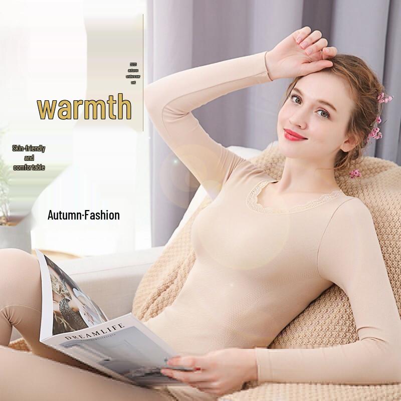 Langsha Women's Thin Thermal Underwear Set