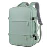 High-End Waterproof Backpack: Women's Leisure Travel, Men's Wet/Dry Separation, Large Capacity Schoolbag, Laptop Compatible.