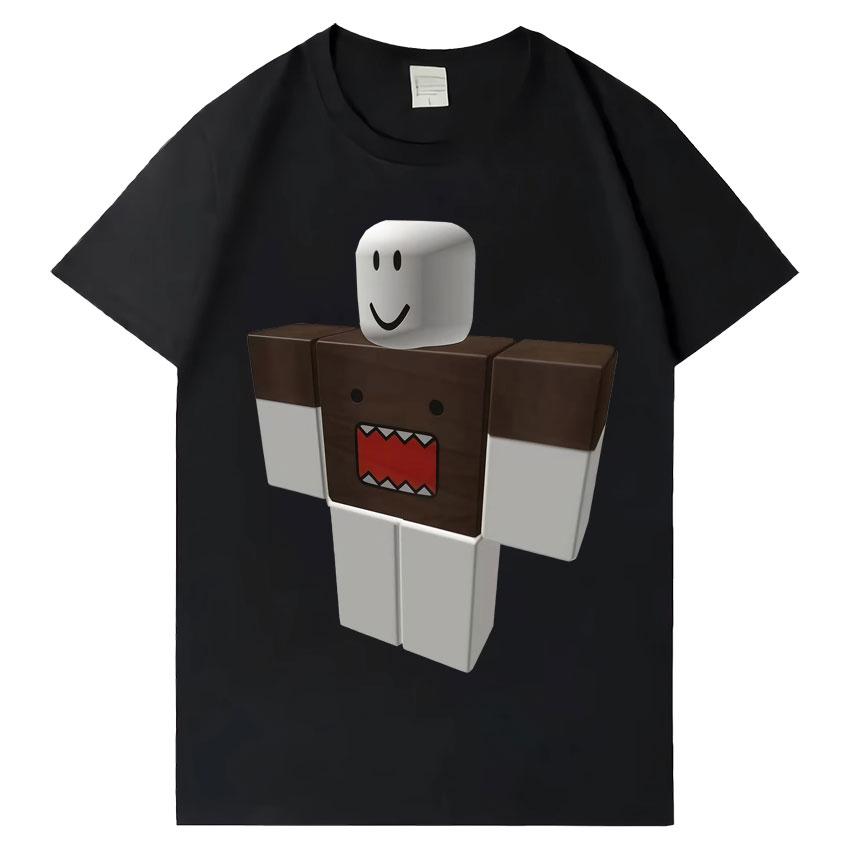 Domo Kun Funny Meme T Shirts Mens Women Clothes Classic Cotton Casual Tee Shirts Short Sleeve Oversized Tshirt Tops Streetwear