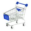 Cute Mini Shopping Cart Metal Pet Bird Parrot Toy For Conures Parakeet Lovebirds Cockatiel