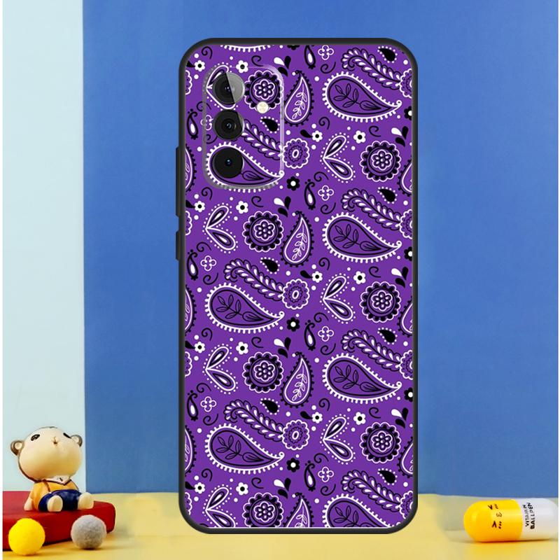 Bandana Paisley Pattern Art For Samsung Galaxy A15 A25 A51 A71 A12 A32 A52 A72 A14 A24 A34 A54 A13 A23 A33 A53 A73 Case