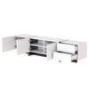TV Schrank, TV Lowboard mit Schubladen, Moderner Fernsehtisch mit Stauraum, TV Tisch für Wohnzimmer und Esszimmer