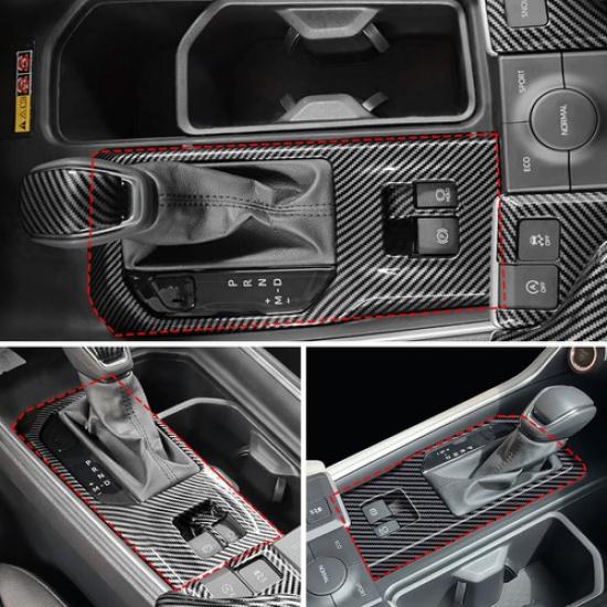 Glänzend Schwarz Mittelkonsole Schalthebelblende für Toyota Grand Highlander 2024+