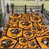 Crystal Velvet Rug with Hull City Design, Soft Non-Slip Floor Mat for Living Room Bedroom Decor
