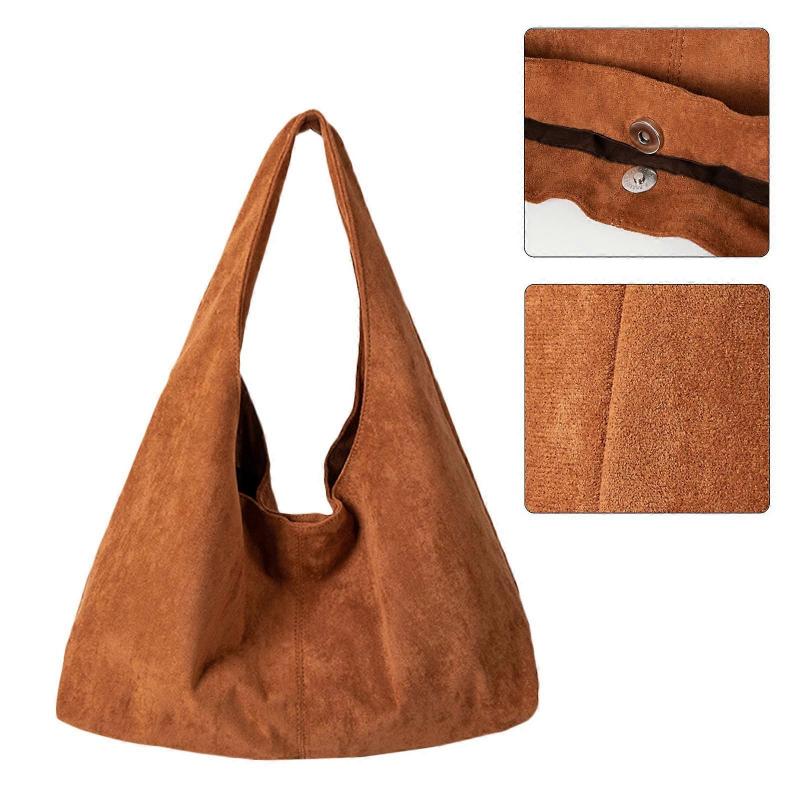 Multipurpose Slouchy Bag Office Handbag Work Bag for Women Retro Shoulder Bag Underarm Purse for Business and Travel Green