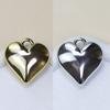 10 Pieces Sweet Heart Pendant Necklace and Earrings Peach Heart Pendant with Hole Heart Pendant for DIY Necklace Making