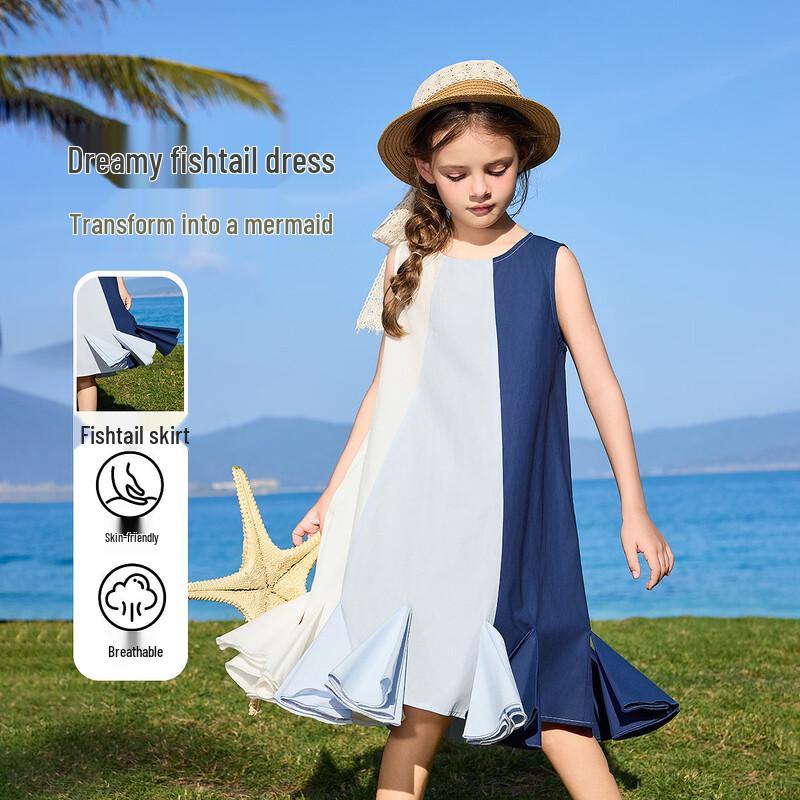 ASK JUNIOR Girls' Sleeveless Princess Dress