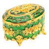 Metal Jewelry Box Vintage Zinc Alloy Decorative Easy To Maintain Keepsake Box for Necklace Earring