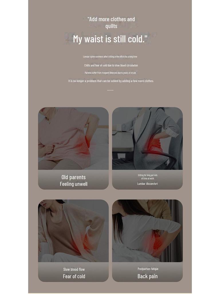 Inteligentny pas wibracyjny do masażu brzucha