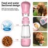 Dog Water Bottle 3 In 1 Dog Accessories Portable Pet Dog Water Bottle Dogs Cats Drinking Feeder Bowl Accesorios Para Perros