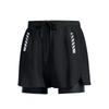Junwen Men's Quick-Dry Double-Layer Swim Trunks