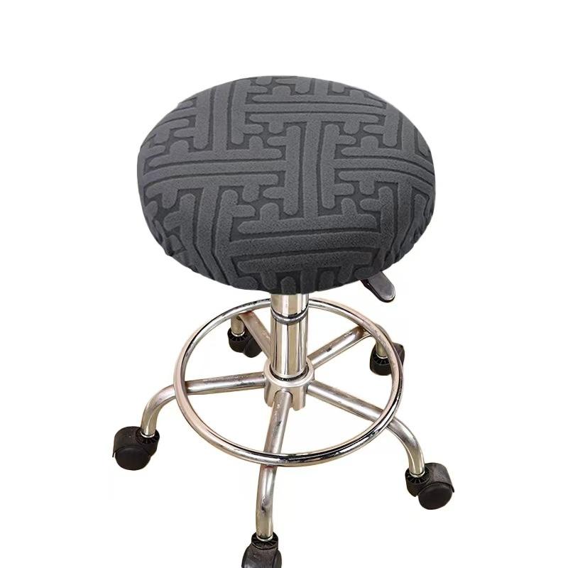 Simple and Universal Round Stool Cushion Cover Bar Swivel Chair Cover Round Chair Cover Bar Round Stool Cover Four Seasons
