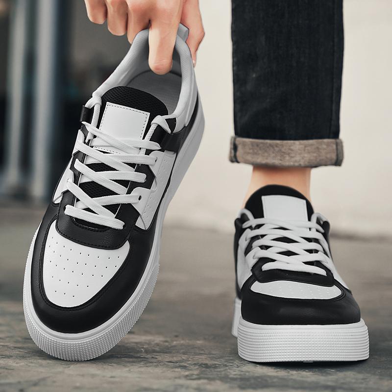 Men's Fashion Casual Low Top Skateboarding Shoes Boys Comfortable Sneakers Male Students Trending Soft Sole Classic Breathable Gym Non-slip