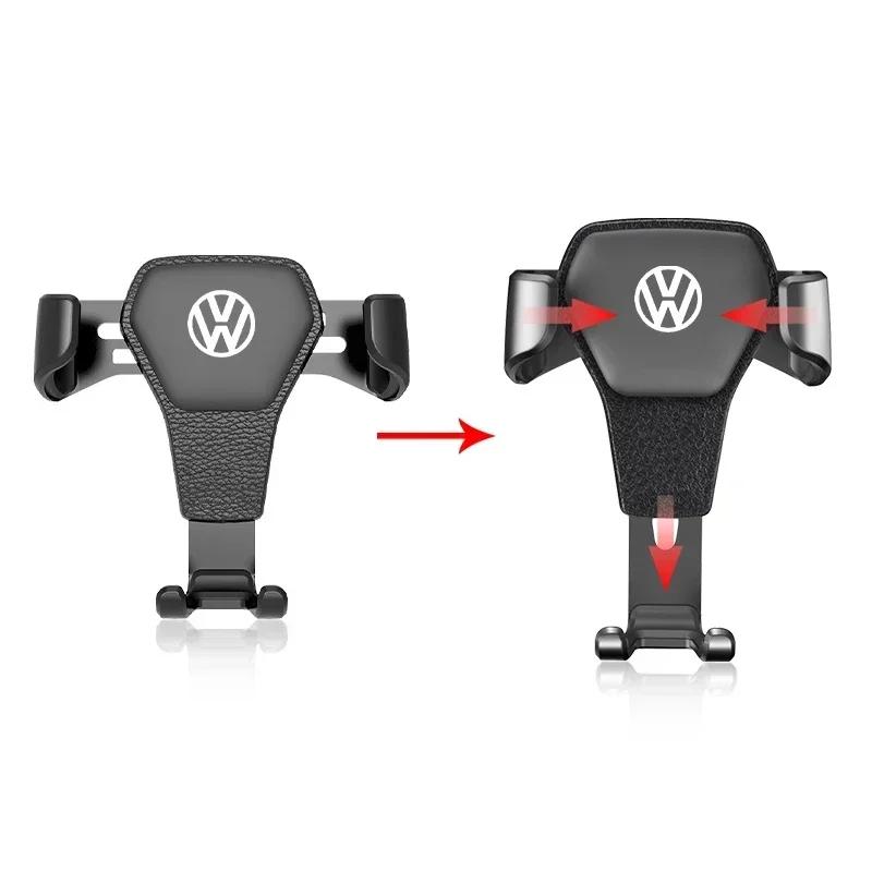 Voor VW Nieuw 1 Stuks Auto Specifieke Autohouder GPS Telefoon Ventilatierooster Clip Installatie Voor Volkswagen R Golf 4 5 6 7 Motion Polo Touran TSI TD